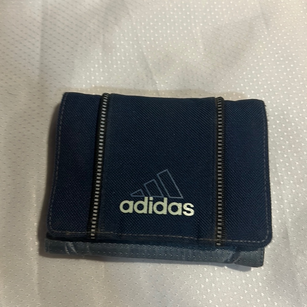 adidas Canvas Wallet Navy Blue 2000’s